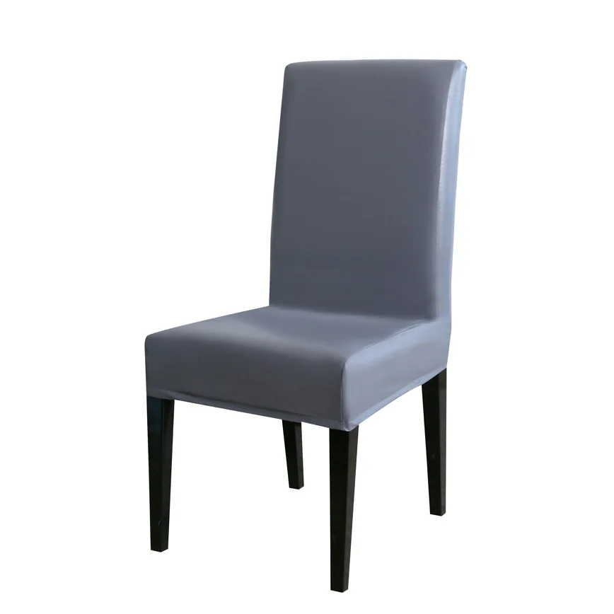 

Royal Dining Blue Spandex Waterproof Dining Chair Cover Protector Leather Chair Seat Covers