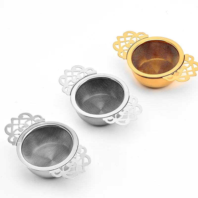 

Extra-fine double mesh 304 stainless steel tea strainers for loose tea