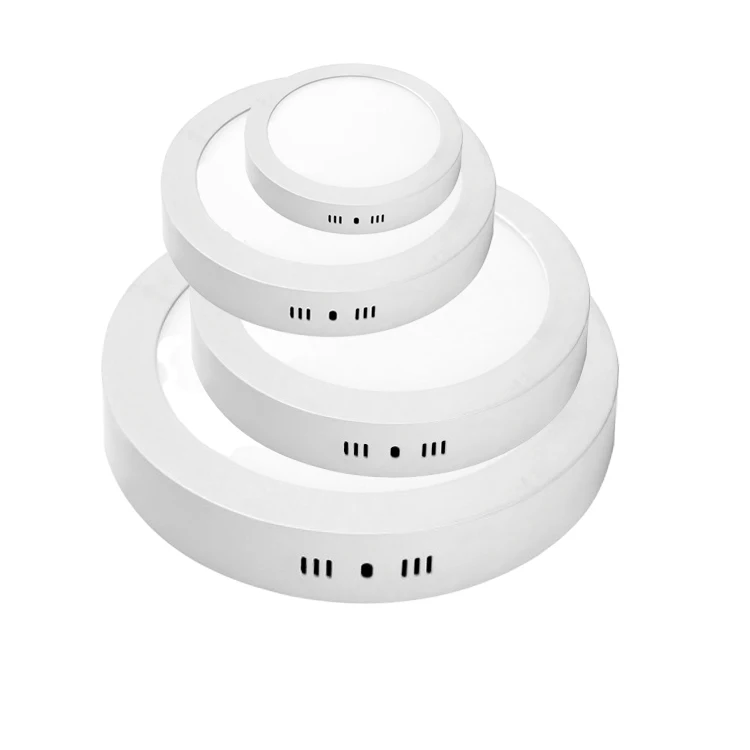 6W 12W 18W 24W All-in-One Round Surface LED Panel Light