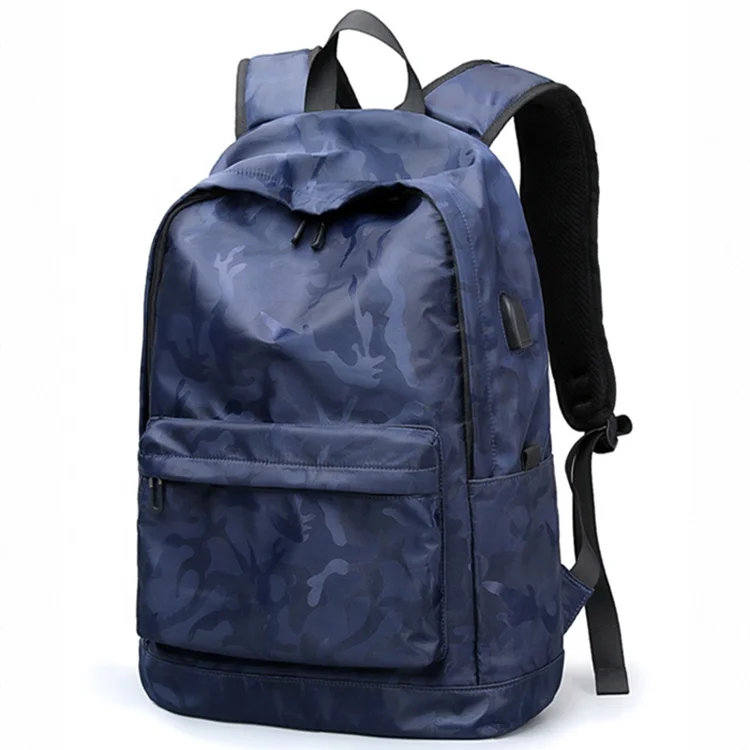 

New Arrive Fashion Nylon Camouflage Style Breathable Boys Student School Backpack Bag