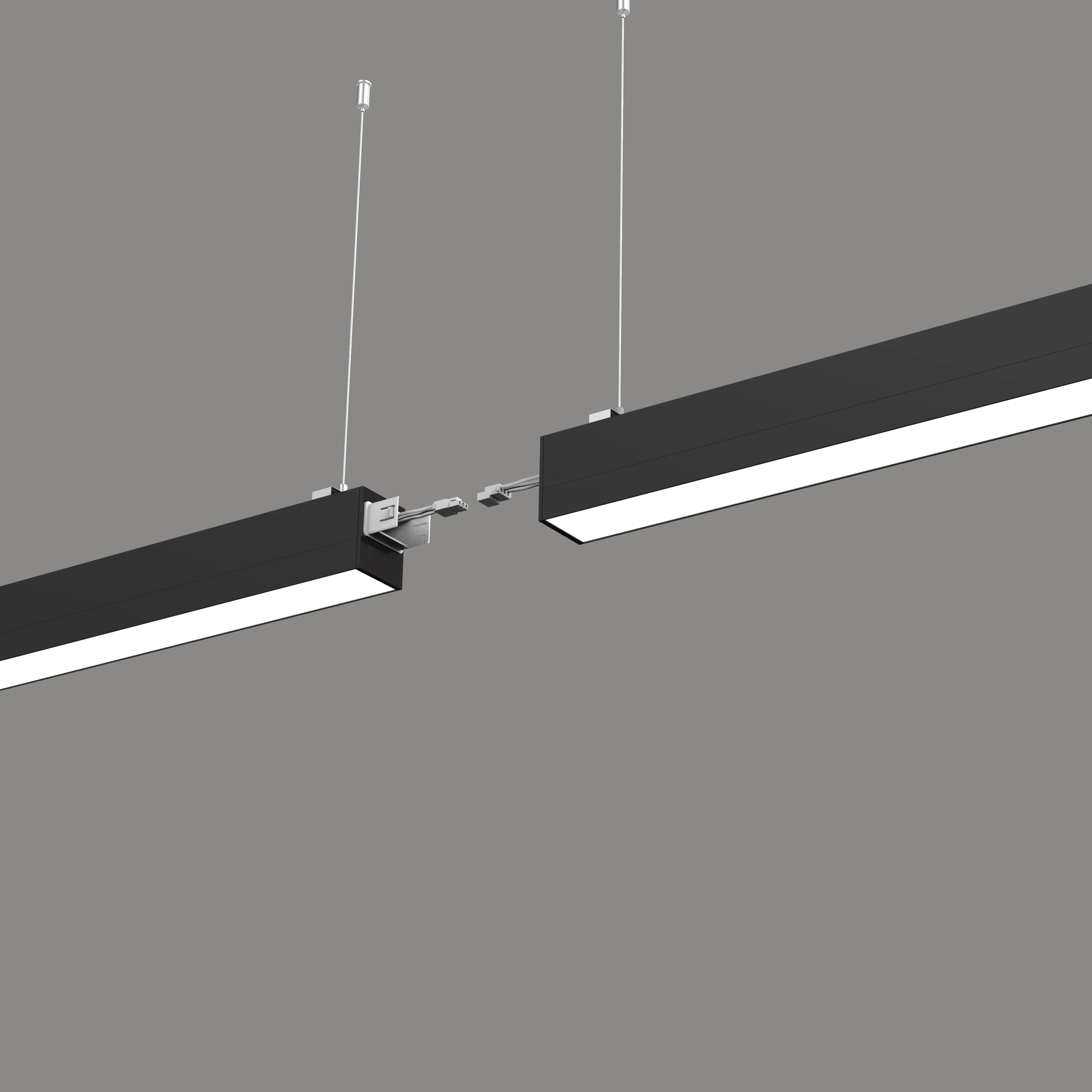 9W+21W  emitting up and down indoor LED  linear pendant  light Beam Angle 120 degree 900mm  office ceiling light 5000k