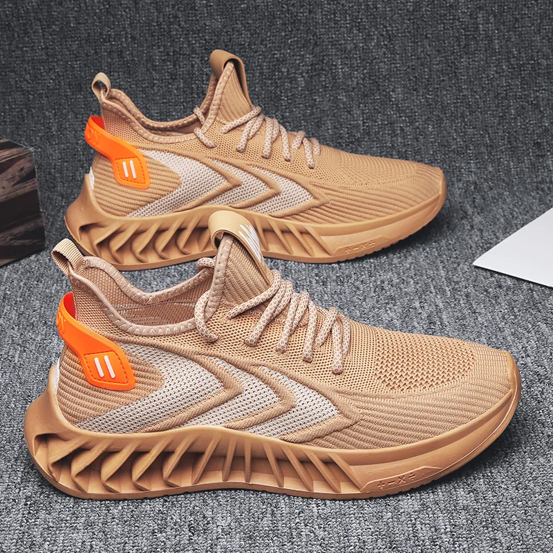 

men basketball shoes custom shoes with logo rubber sole running casual men's sports shoes, White/black-green/orange