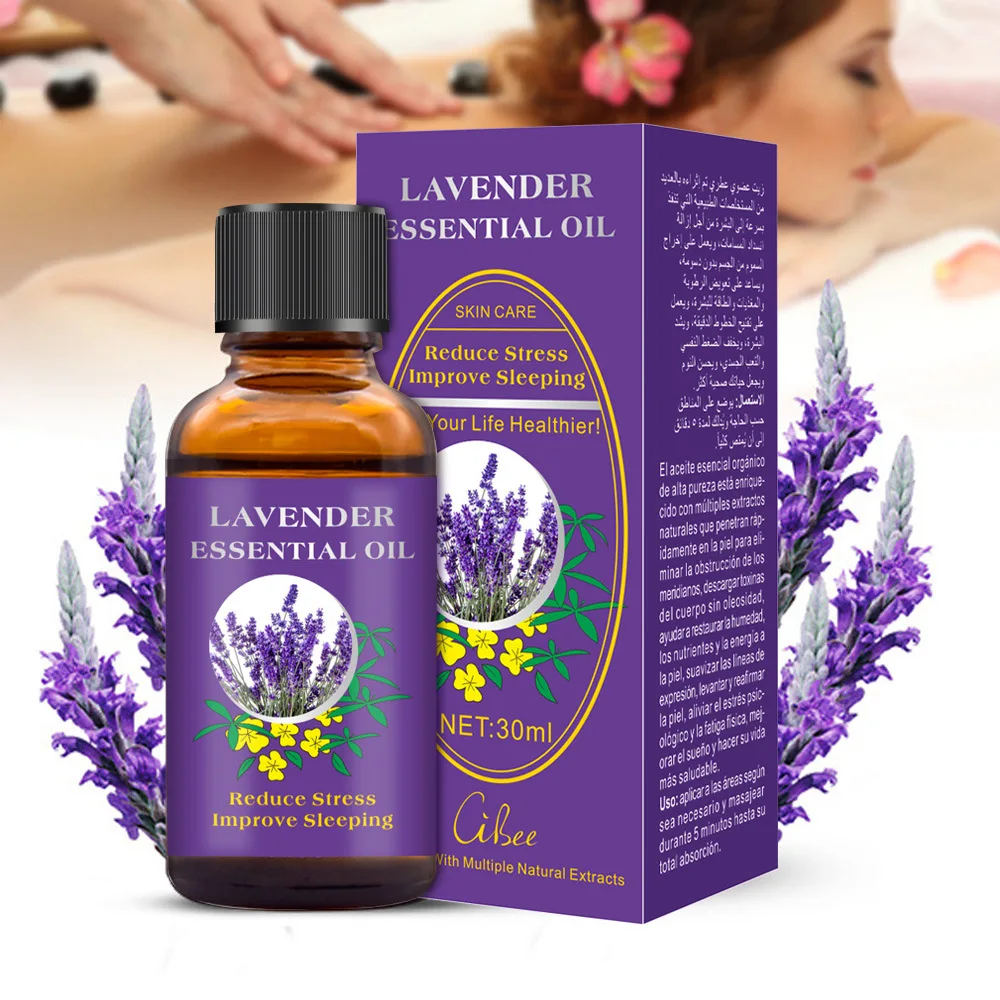 

Ze Light 30ml 100% Pure Natural Organic Skin Care Body Massage Oil Aromatherapy Oil Lavender Essential oil