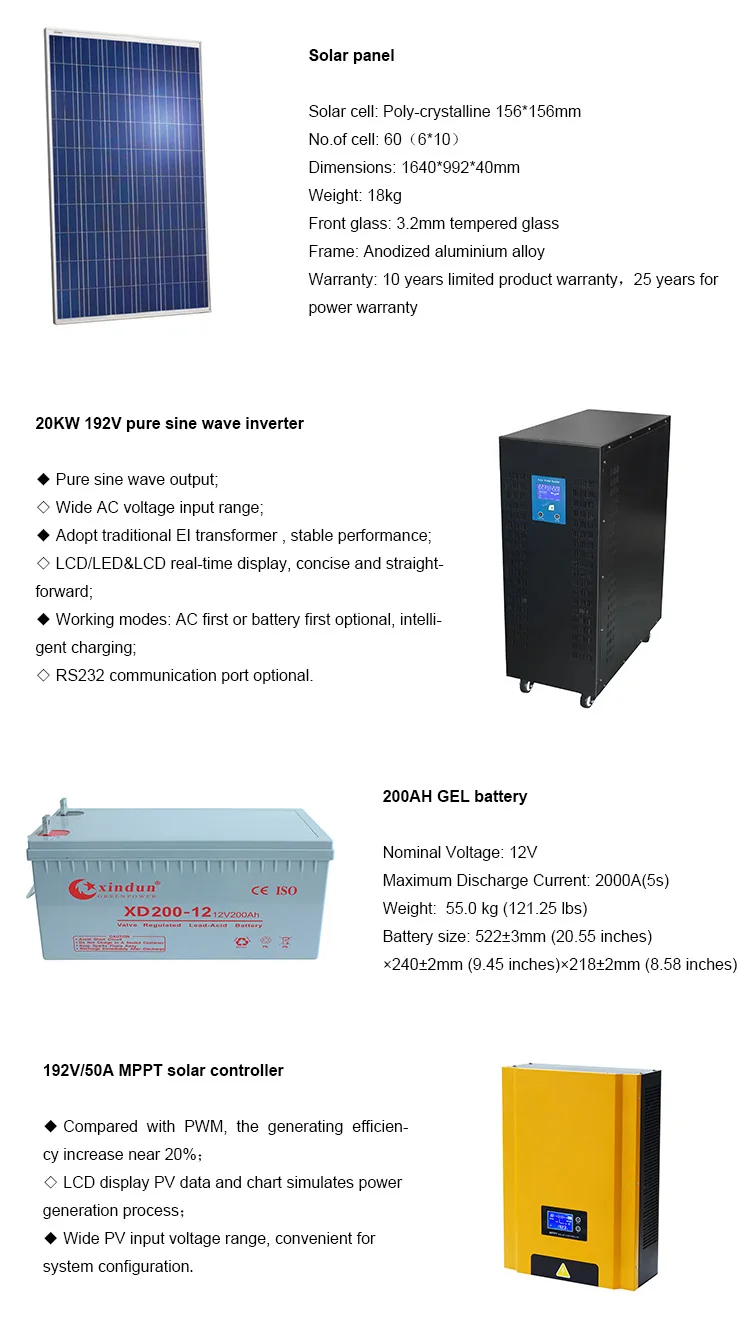 Factory Supply 50kw Solar System 50kw,Grid Tie 50kva Solar System For ...