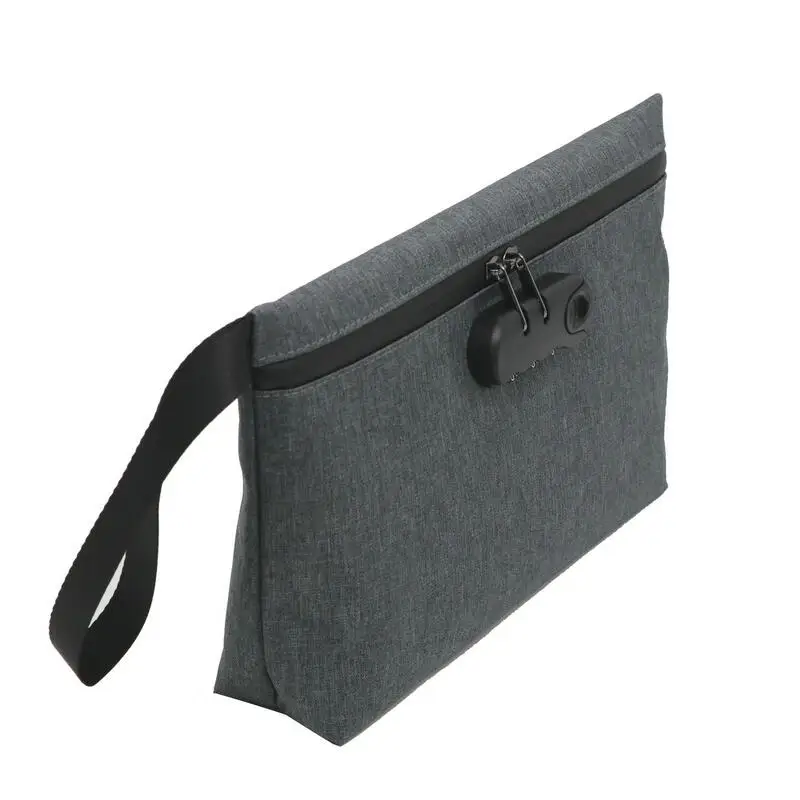 

Oem Carbon Lined Odor Smell Proof Case Bag With Combination Lock, Gray or custom color