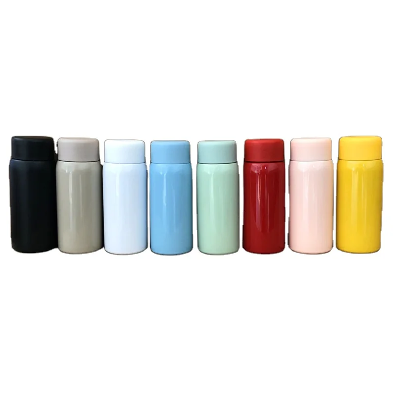 

Fashion mini stainless steel vacuum mug lovely pocket coffee pocket cup double wall portable straight cup, Customized colors acceptable