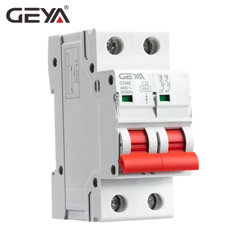 

GEYA Good Quality GYM8 Din Rail Modular 2P Mini Circuit Breaker 6KA MCB