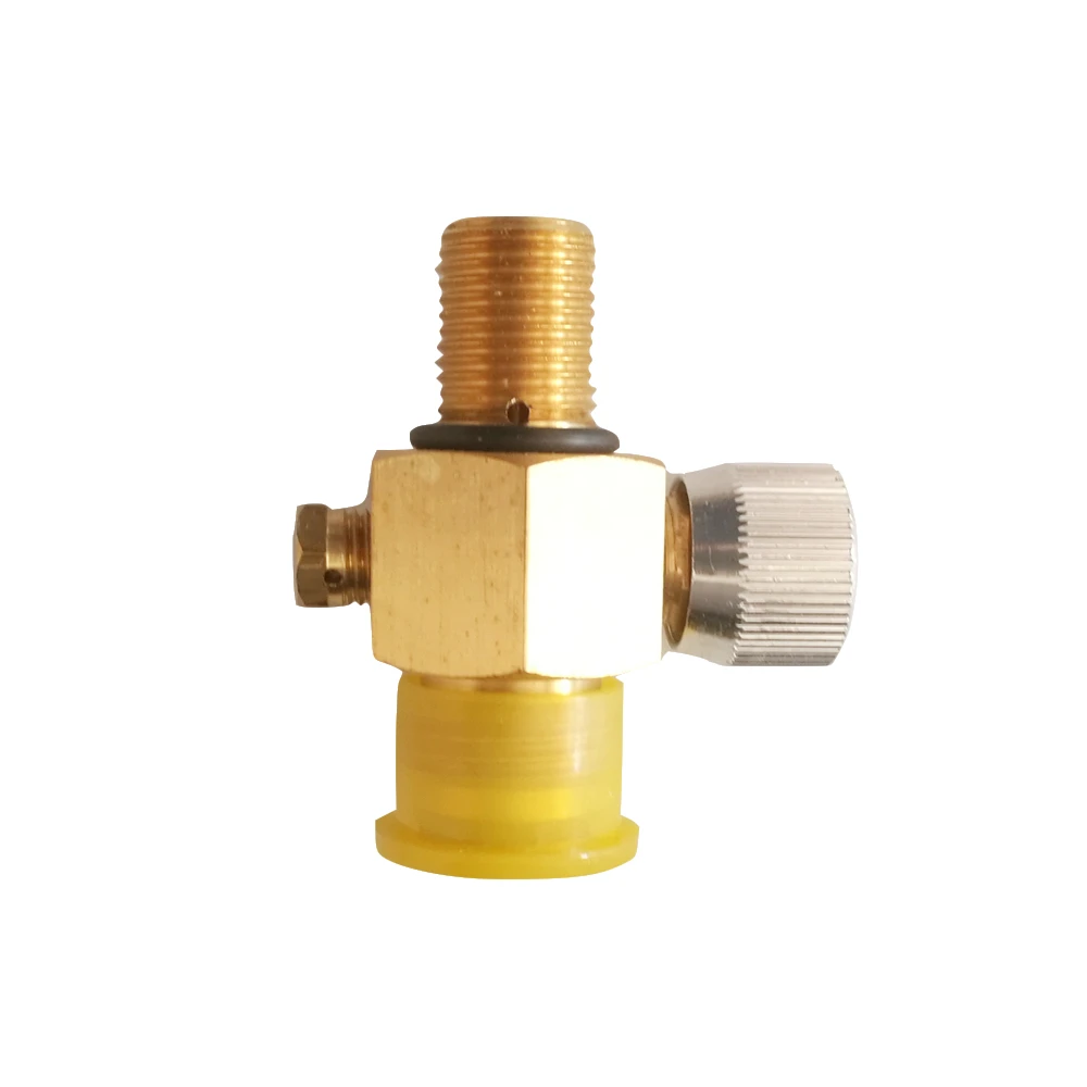 

On/off valve for Paintball Co2 tank