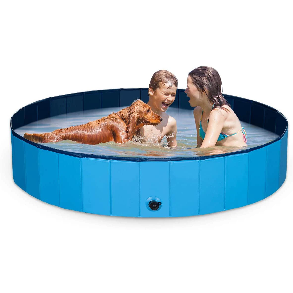 

resistance tear foldable pet pool for Puppy, Blue or customized