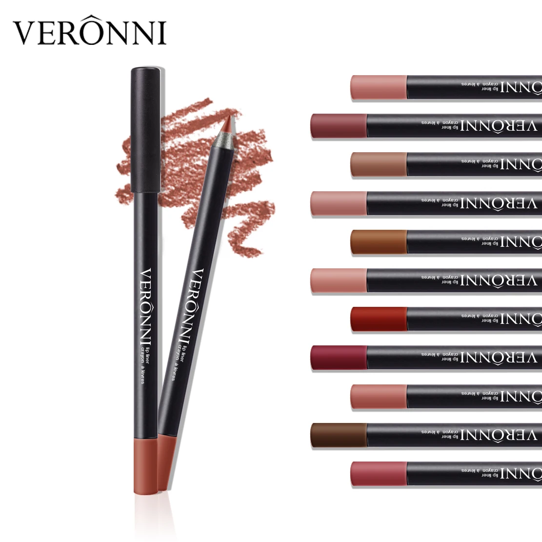 

VERONNI 13 COLOR lipliner private label waterproof lipliner
