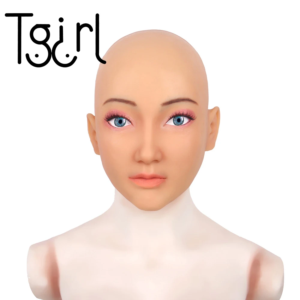 

Tgirl Disguise Masquerade Headwear Realistic Goddess Face For Crossdresser