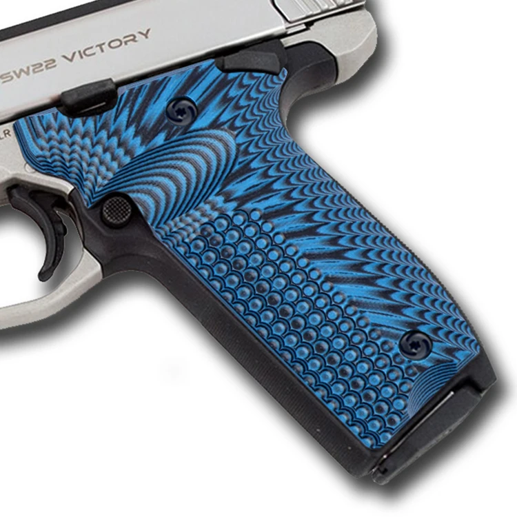 

G10 Handle Grips for Smith and Wesson gun Victory 22 SW22, OPS Texture