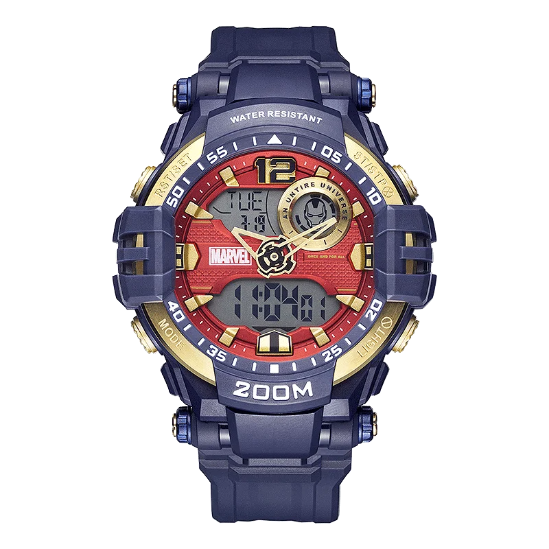 

12/24Hours Synchronous Movement 200M Waterproof Digital Watches Men Wrist Sports