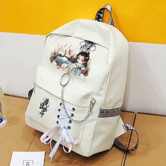 

Grandmaster of Demonic Cultivation Cosplay Backpack Mo Dao Zu Shi Lan Wangji Wei Wuxian School Shoulder Bags Gift
