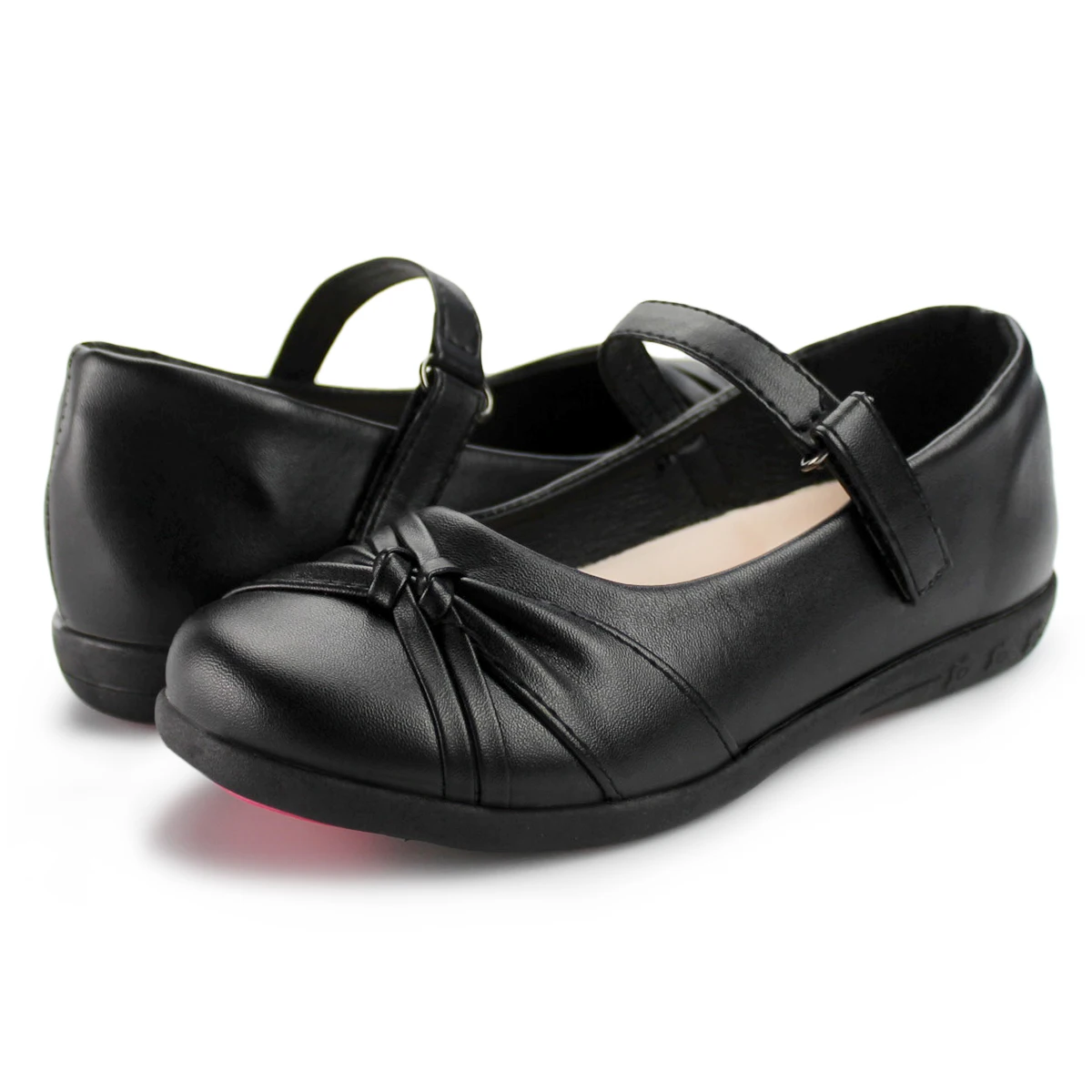 

Kids Girl's Strap School Black Uniform Dress Shoe Mary Jane Flat