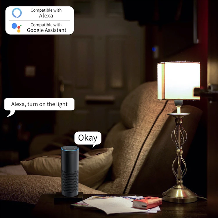 Alexa WiFi Light Switch, Smart Light Switch for Alexa and Smartphone, Tempered Remote Control - ANKUX.COM