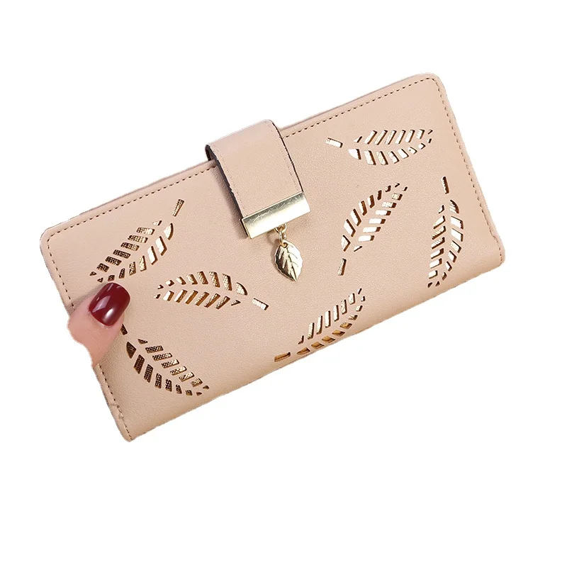 

2021 Wholesale Pink Large Capacity Ladies Smart phone Clutch Purse Wallet Case Cell Phone Wallet with Strap Wrist for girl