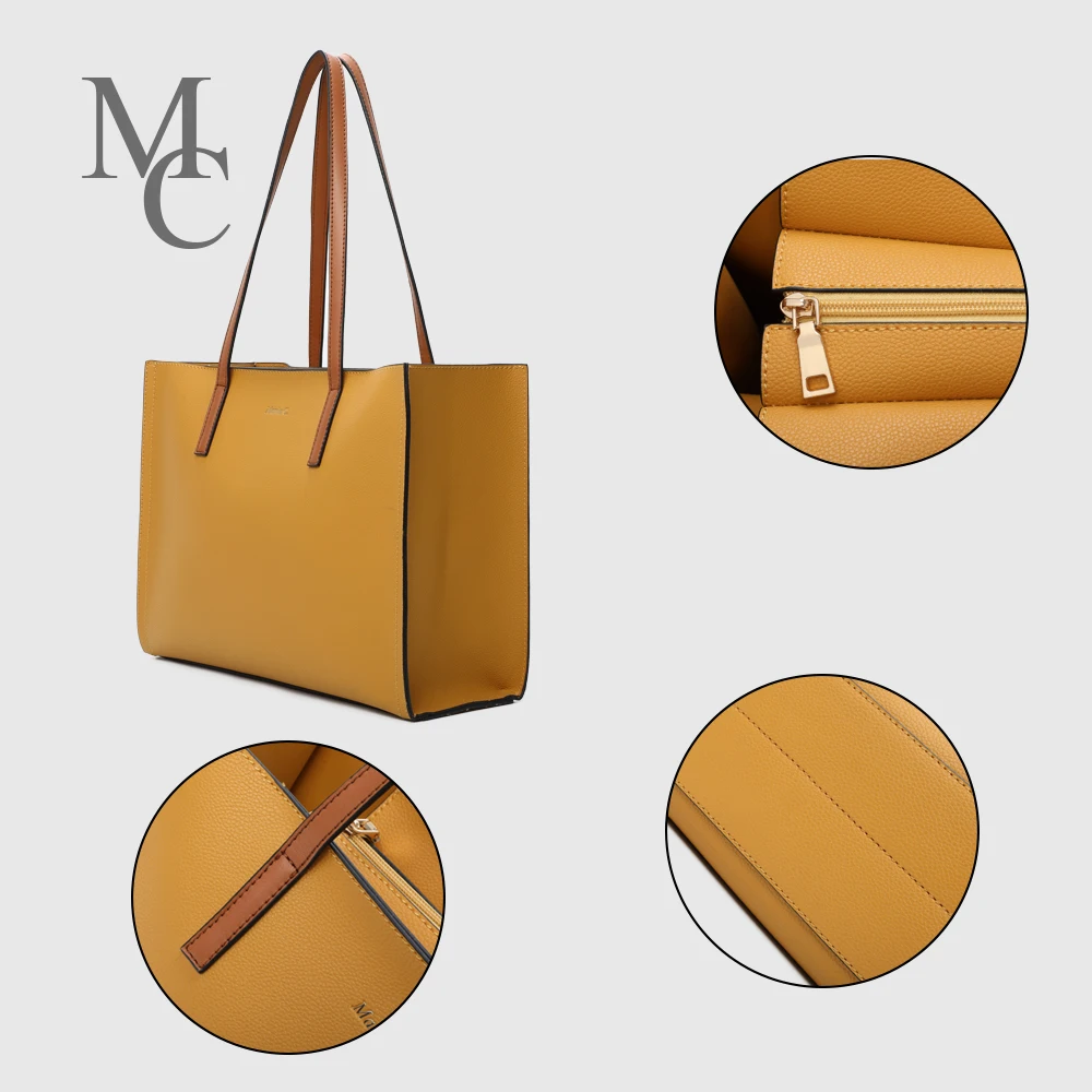 

Hot Sales sac femme Simple Design Handbag Pu Leather Shoulder Bag Casual Tote Handbags For Women Luxury