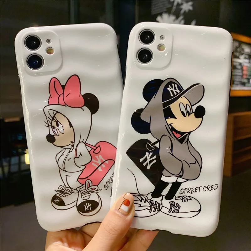 

Fashion imd Mickey mouse Shockproof Tpu Cartoon back Cover Protective Mobile Phone Case For iPhone 11 12 Pro Max