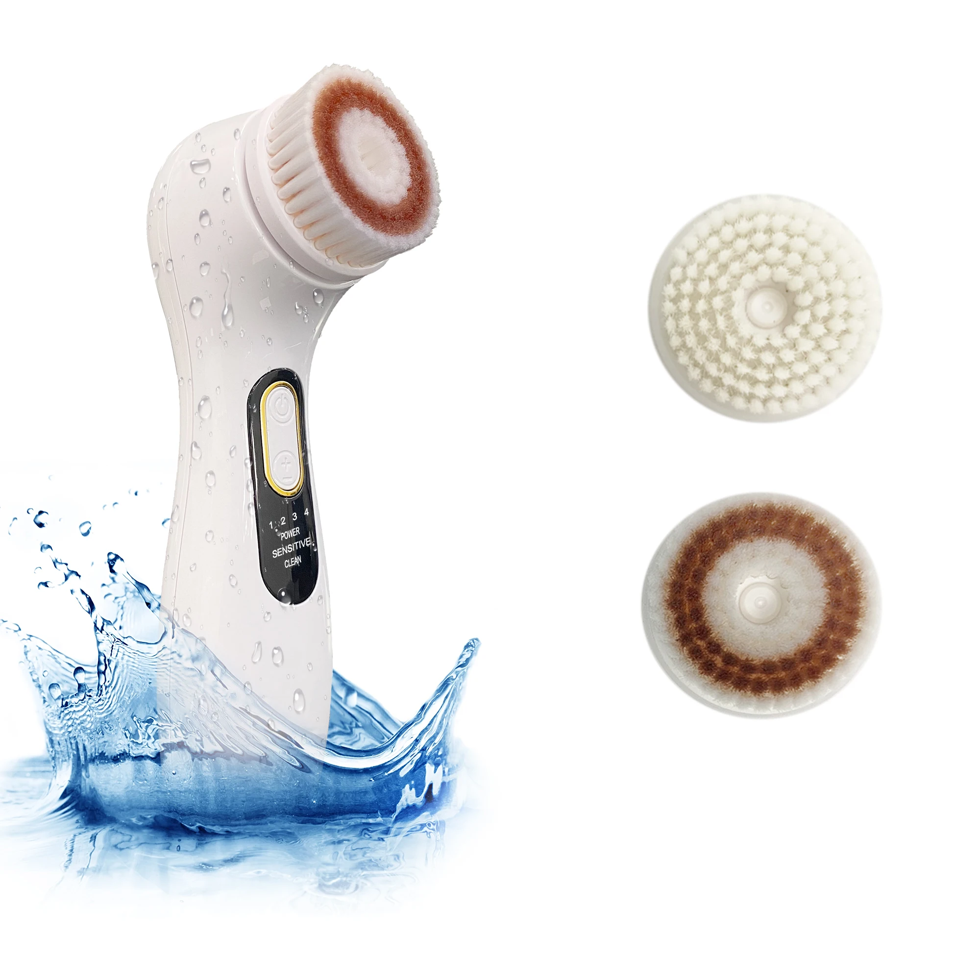 

Jiuhengfeng Rechargeable Waterproof sonic facial pore cleaning Beauty Face Brush