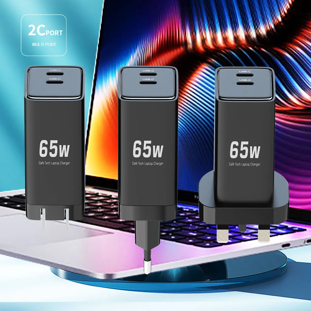

Baolaipo GaN Tech PD 65 Watt PPS 25W 60W Cell Phone Fast USB Wall Charger for Computer and Samsung Galaxy S10 S20 Note10 Note20, White black customized