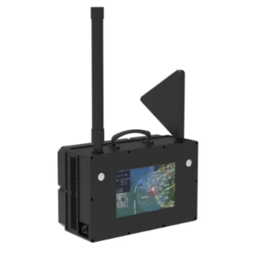 Portable unmanned aerial vehicle detection and attack integrated equipment