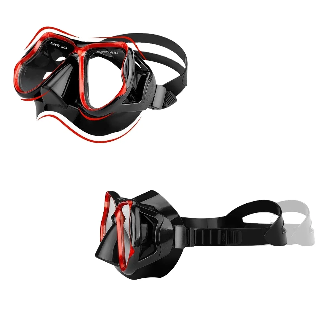 

Hight Quality diving snorkels set freediving mask and tube