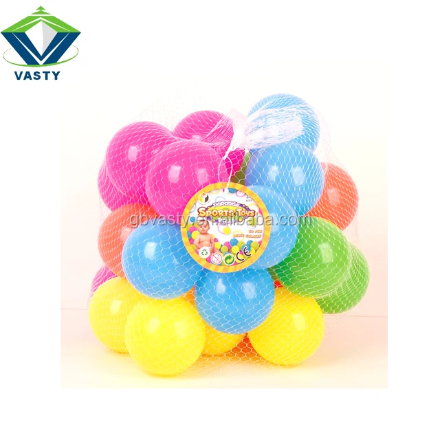 very small plastic balls