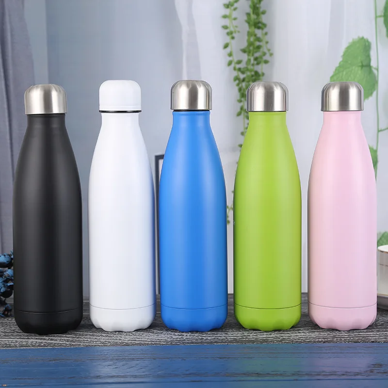 

Leak-Proof No Sweating Stainless Steel Reusable Water Bottle Double Walled Vacuum Insulated Flask Keeps Temperture for 12h+, Silver/customized color