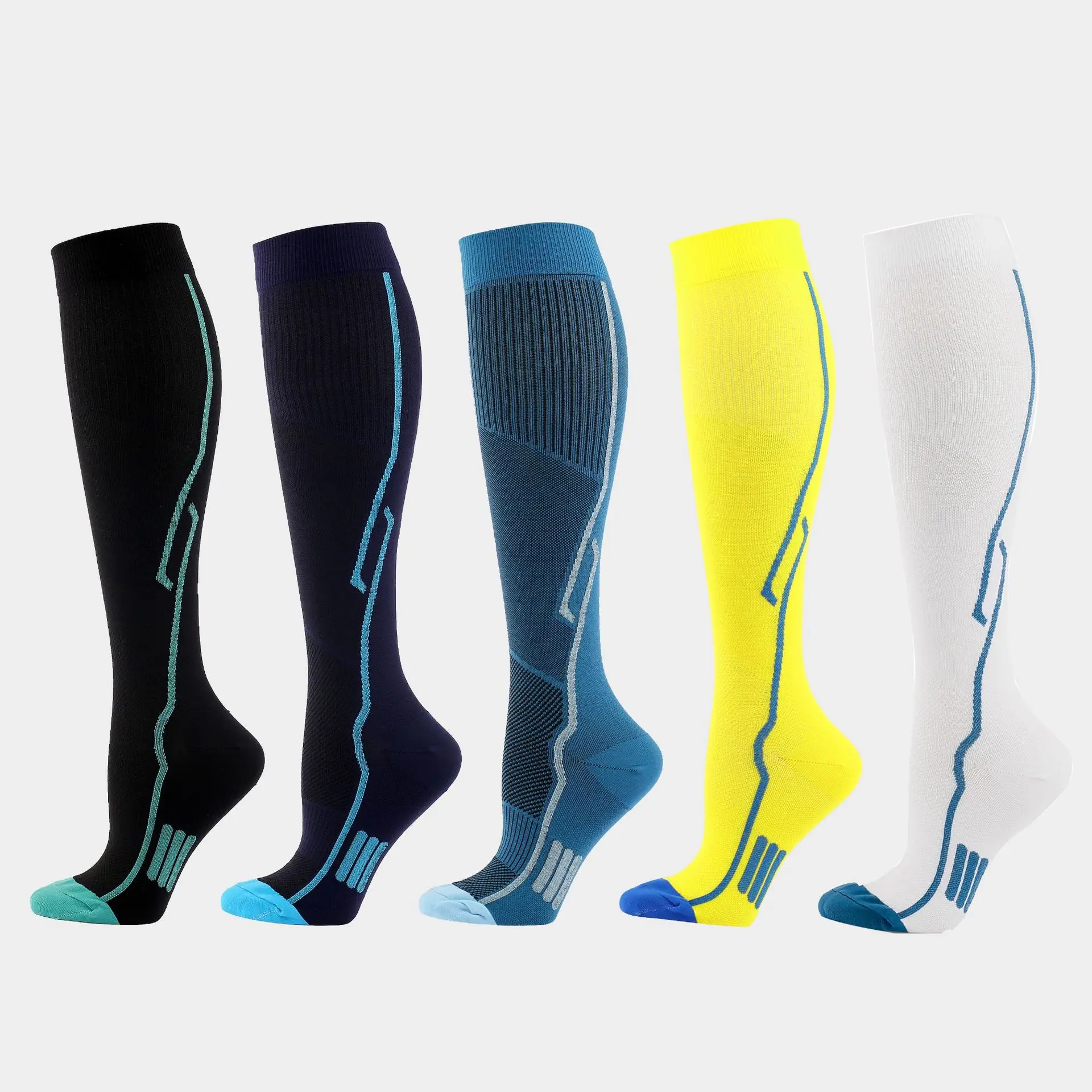 

CMX853 Factory Custom High Quality Print Embroidery Short Long Anti Slip Compression Soccer Running Cycling Football Men Sport