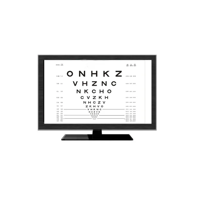 

Visual Acuity Chart 17 inch Optical Led Lcd Color Vision Test Chart with Remote Control, Black