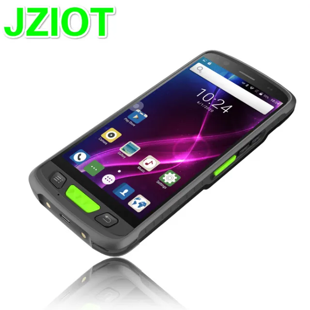 

JZIOT V9000P Handheld Mobile 1D 2 D barcode scanner Industrial android pda terminal with optional NFC RFID reader