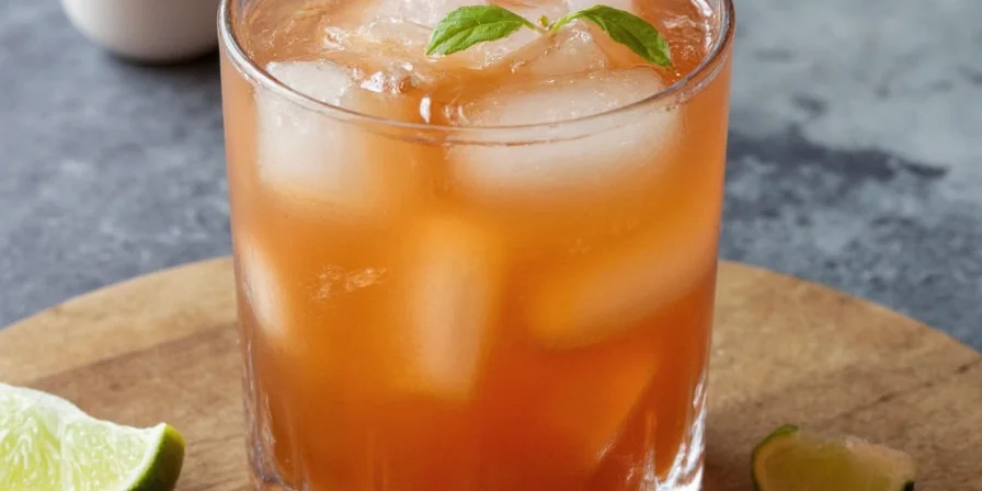 Classic highball glass with whiskey and soda water