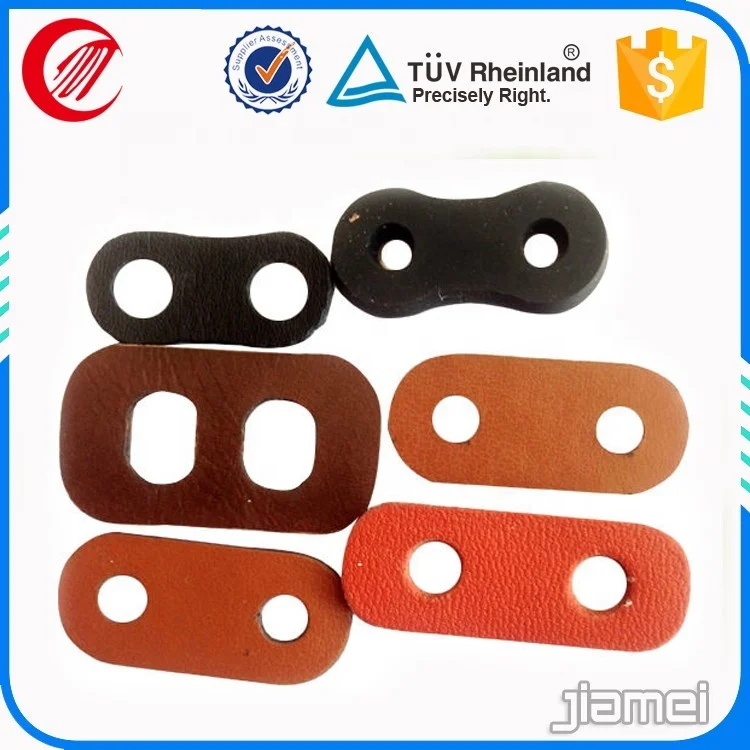 
Custom color leather drawstring stopper clothing accessories cord stoppers 