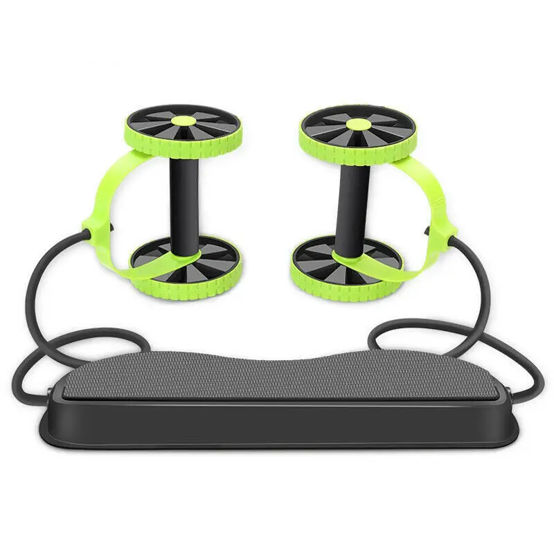 

Personal care revofelx xtreme double wheel abdominal exercise equipment, Green