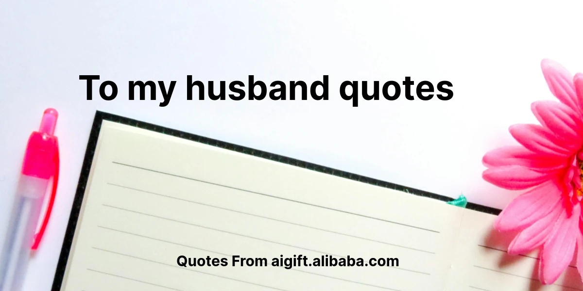 to my husband quotes