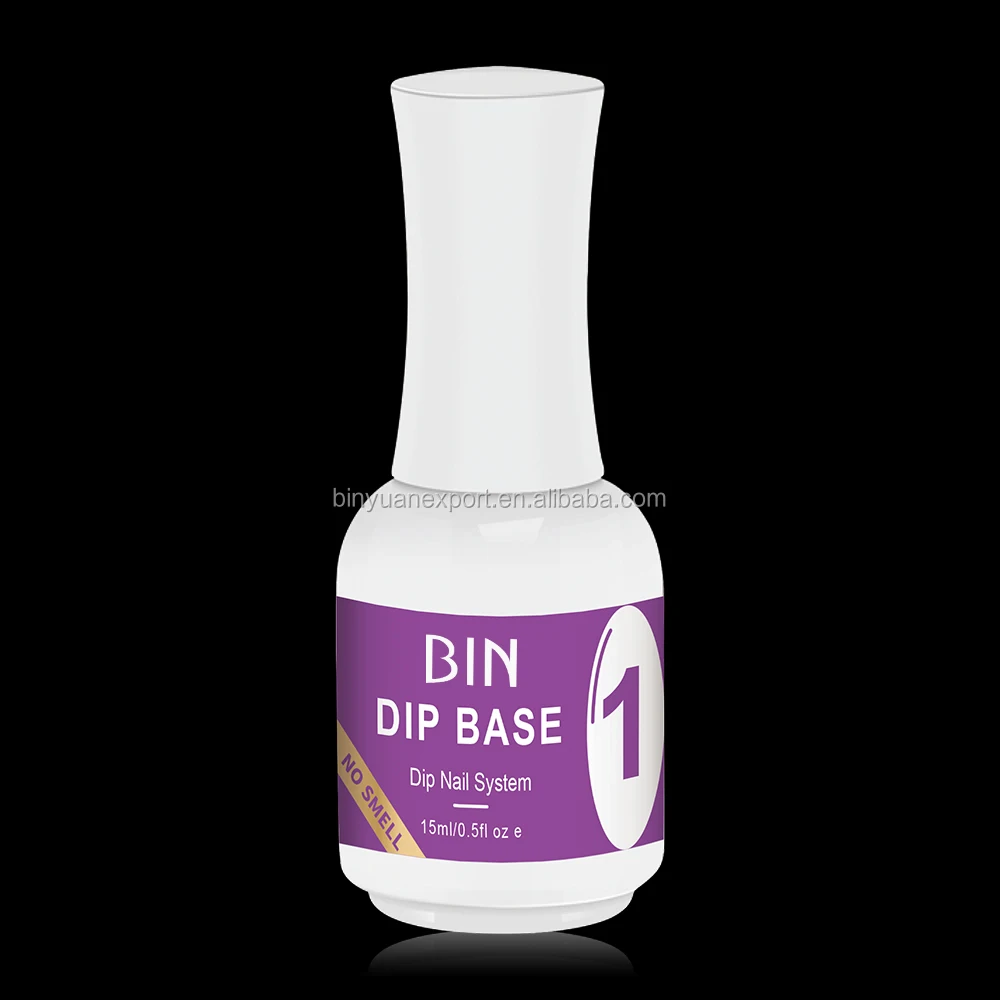 

BIN private label Nail powder dipping polish gel base and dip liquids