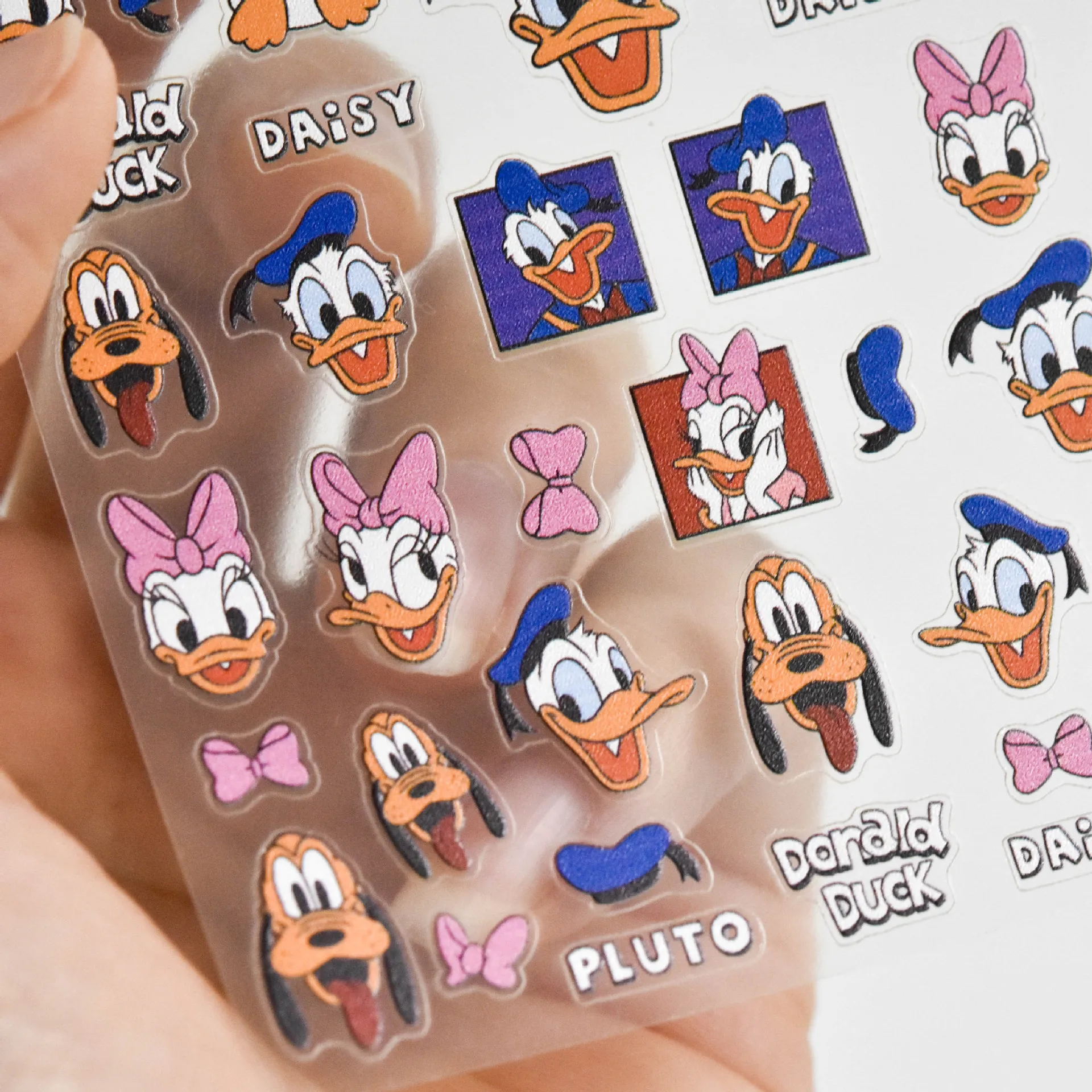 

ZY0218B Mixed color 3D cartoon Sticker DIY Designs Slice Nail Art Decors Women Tips Nail, Multiple colour