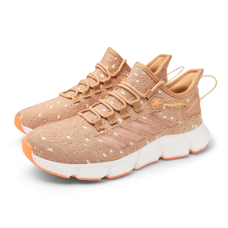 

Fashion Comfort Lace-Up Men RPET Sneakers Breathable Sport Recycled Shoes Flying Knit Men Shoes Sports