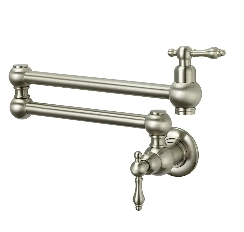 

Modern popular Brushed Nickel Brass Pot Filler Faucet