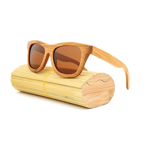 

Vintage Square Eyeglass Frames Fishing Sunglasses Handmade Polarized Bamboo Men 2021 Wooden Unisex Solid