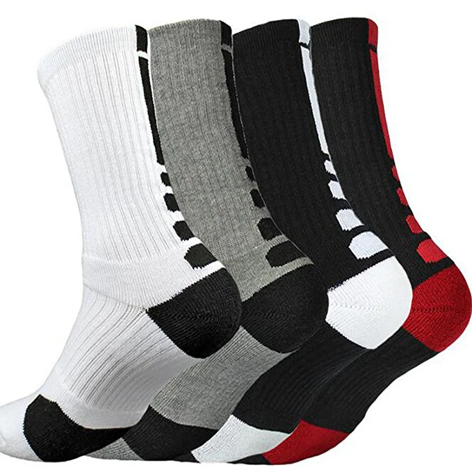 

Wholesale Custom Desgin Sports Socks Quick Dry Men Sports Socks, Black, white