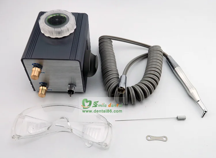 Dental air polisher prophy unit