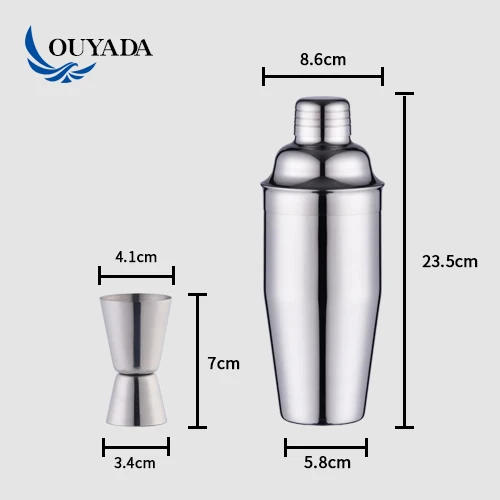 
Factory Direct 700ml stainless steel wine filter stirrer gift cocktail shaker bar tools accessories 