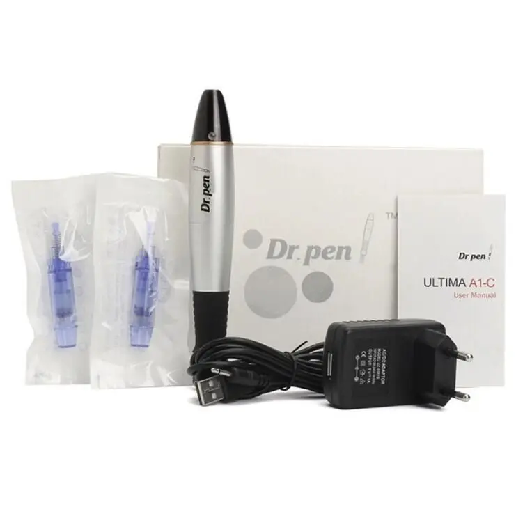 

A1-C Dr. Pen Derma Pen Auto Microneedle System Adjustable Needle Lengths Electric DermaPen Stamp Auto Micro Needle pen