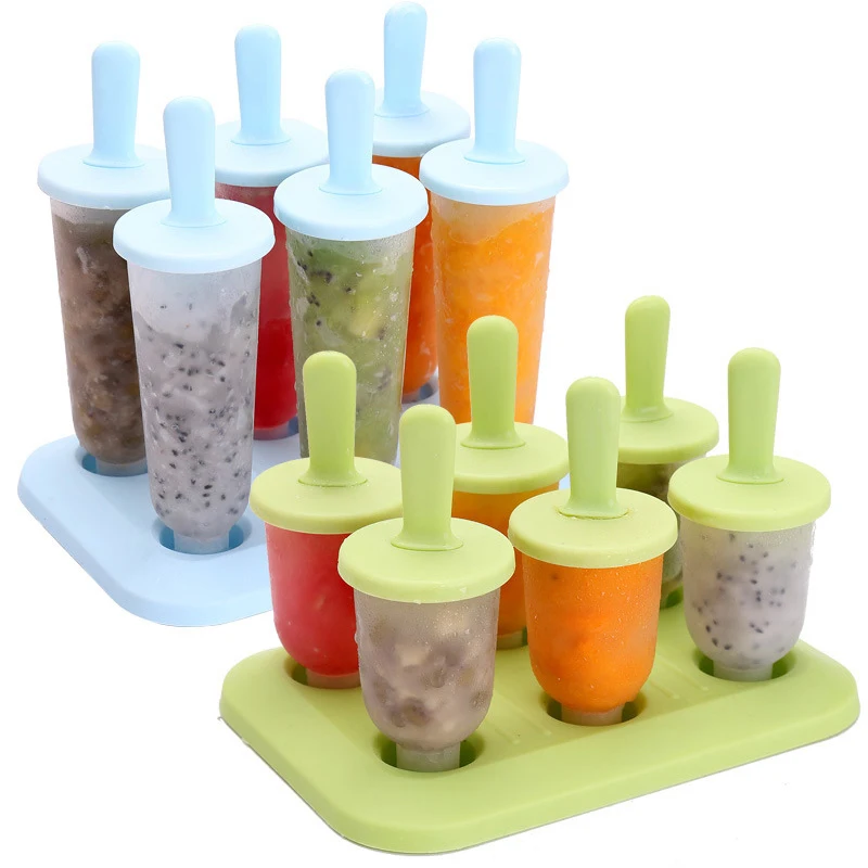 

Summer Accessories Kitchen Tools Round Shape Food Grade Ice Cube Molds Fruit Popsicle Molds, Optional