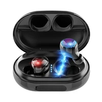 

new model amazon hot selling design dropshipping stereo Bluetooth wireless tws earphone headset earbuds with 3500mAH Power bank