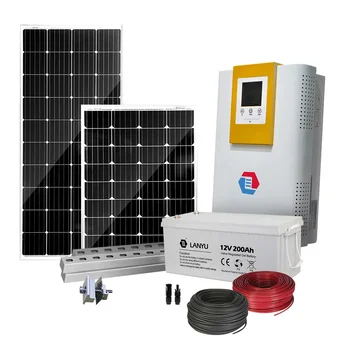 Residential Off-grid 5kw Solar Power System Full-set Solar System With ...