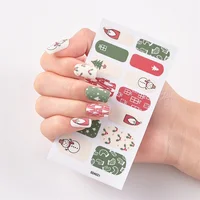 

Wholesale latest fashion nail art decalsf 3d christmas nail design sticker set