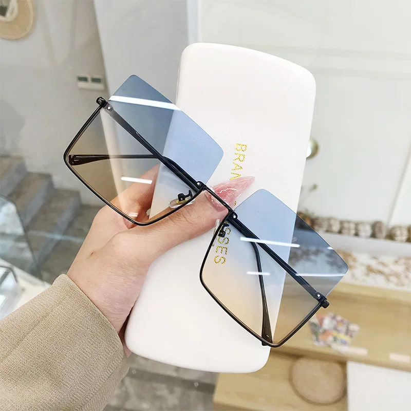 

Hot sale colorful fashion semi-rimless sunglasses casual sunglass 2021, As picture